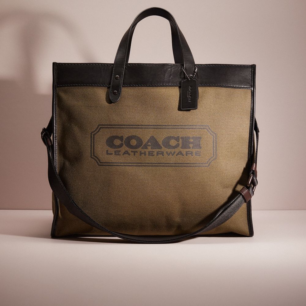 COACH Field Tote 40 In Colorblock in Green for Men