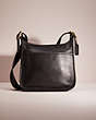 COACH®,VINTAGE LEGACY ZIP BAG,Glovetanned Leather,Brass/Black,Front View