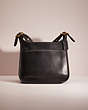 COACH®,VINTAGE LEGACY ZIP BAG,Glovetanned Leather,Brass/Black,Front View