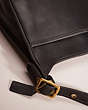 COACH®,VINTAGE LEGACY ZIP BAG,Glovetanned Leather,Brass/Black,Closer View