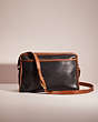 COACH®,VINTAGE SWAGGER SPECTATOR BAG,Leather,Brass/Black/Tan,Front View