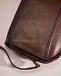 COACH®,VINTAGE METROPOLIS ZIP BAG,Glovetanned Leather,Medium,Brown,Closer View