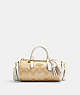 COACH®,LACEY CROSSBODY IN SIGNATURE CANVAS,Small,Anniversary,Gold/Light Khaki Chalk,Front View