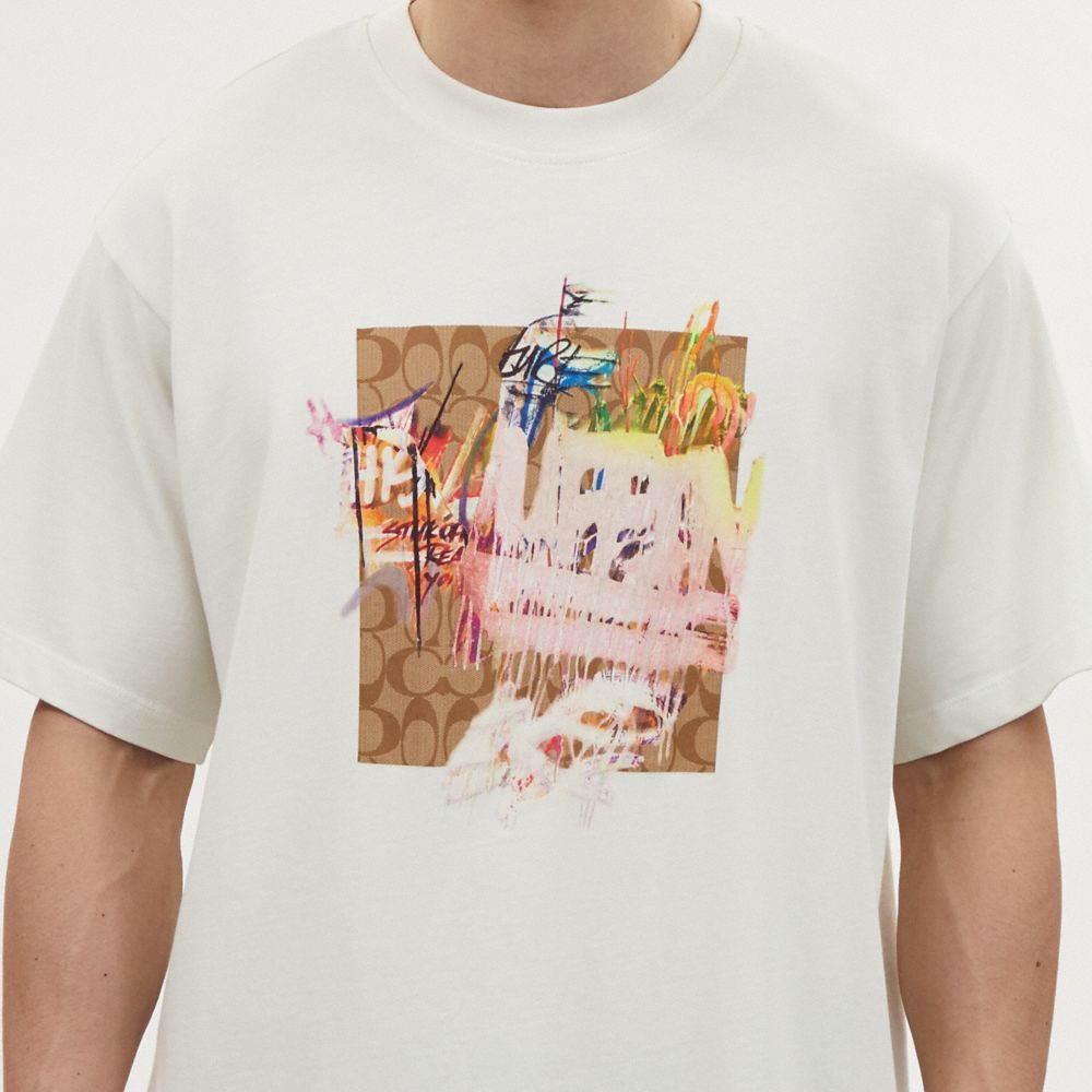 COACH × MINT+SERF Tシャツ シグネチャー グラフィティ S