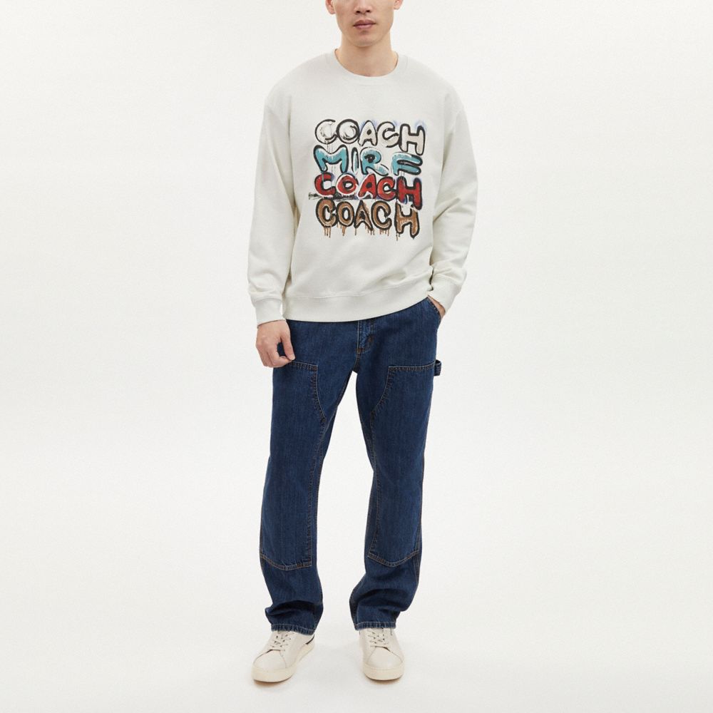 COACH®,COACH X MINT + SERF SWEATSHIRT,Multi Color,Scale View