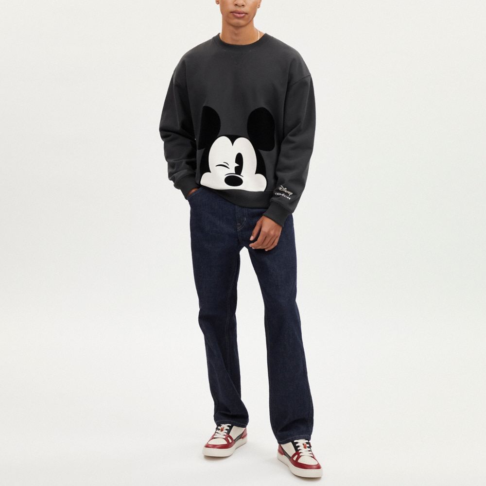 Disney X Coach Wink Mickey Mouse Crewneck Sweatshirt