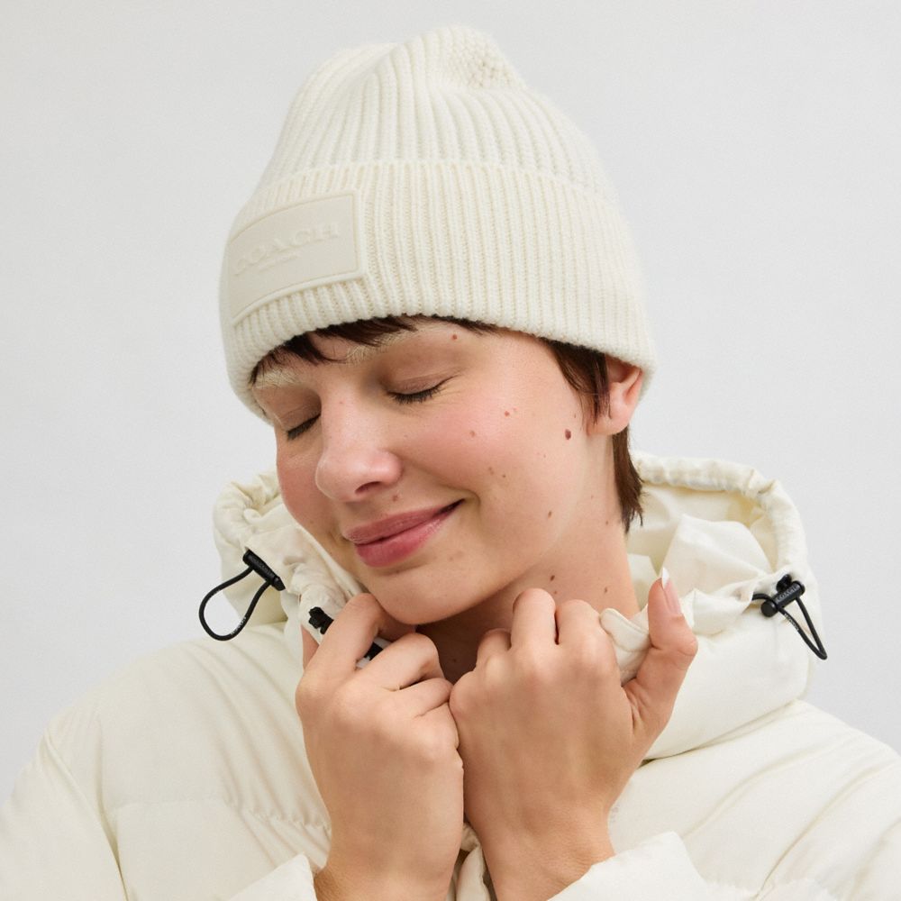 COACH®,ニット ビーニー,帽子&その他,ﾁｮｰｸ