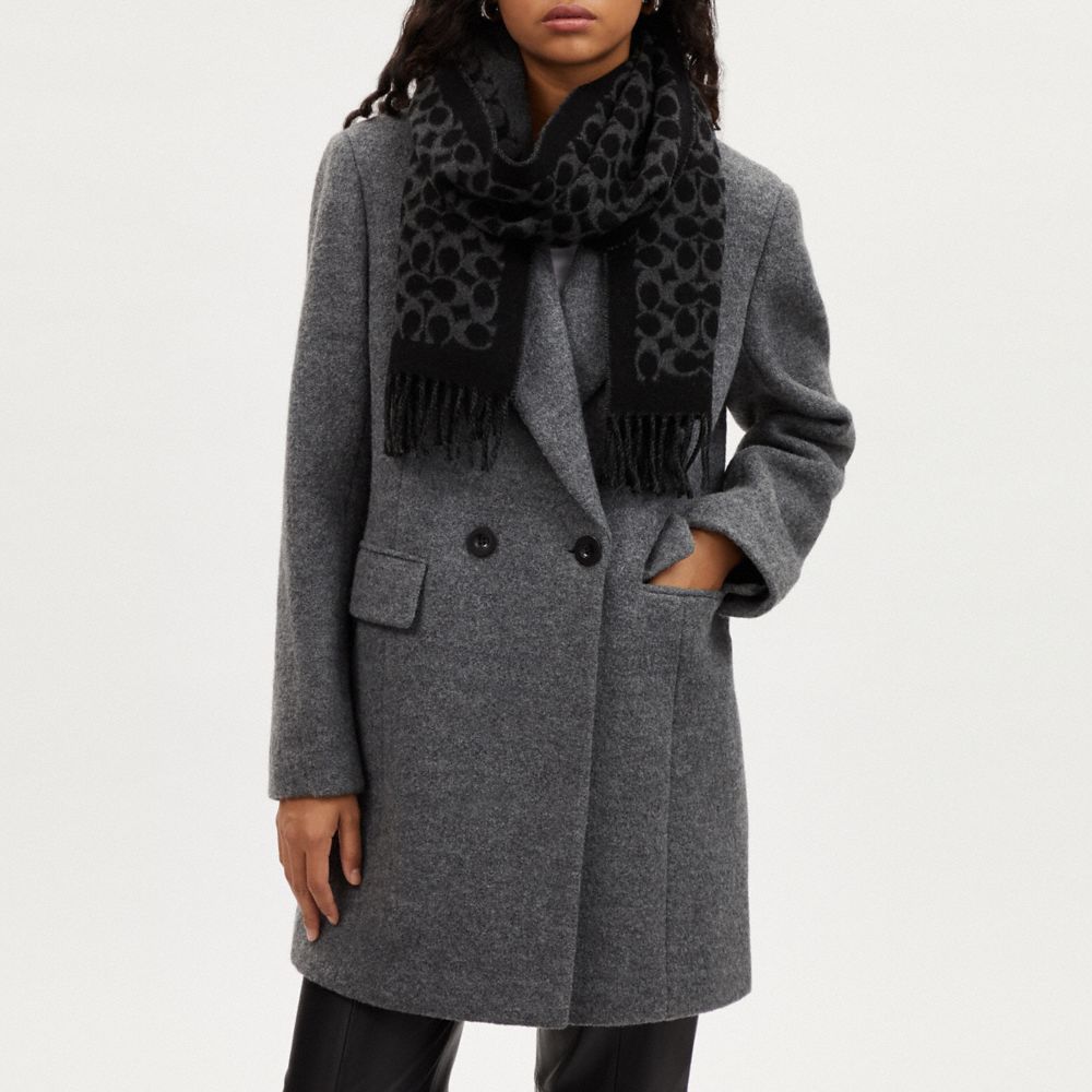 COACH®,シグネチャー バイカラー マフラー,マフラー&手袋,