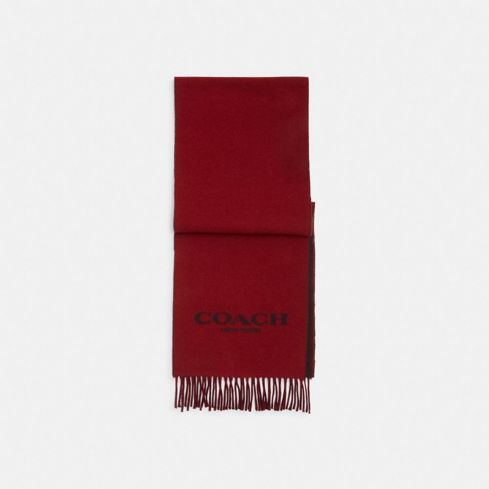 COACH®,CACHE-COL BICOLORE,Rouge 1941,Front View