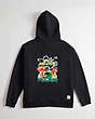 COACH®,Hoodie in 98% Recycled Cotton: This is Coachtopia,95% recycled cotton,Black,Back View