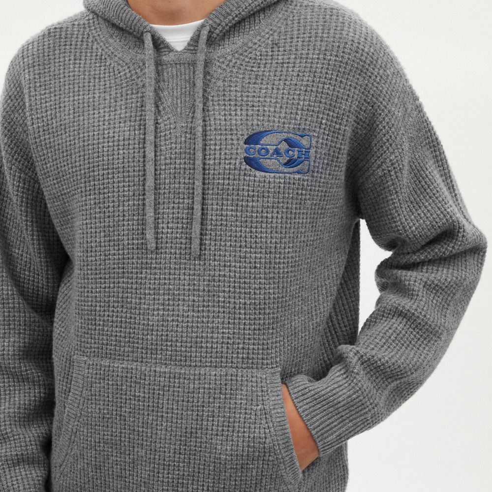 ATHLETIC KNIT HAWK ATHLETIC KNIT HOODY TWILL LOGO SR NO POCKET