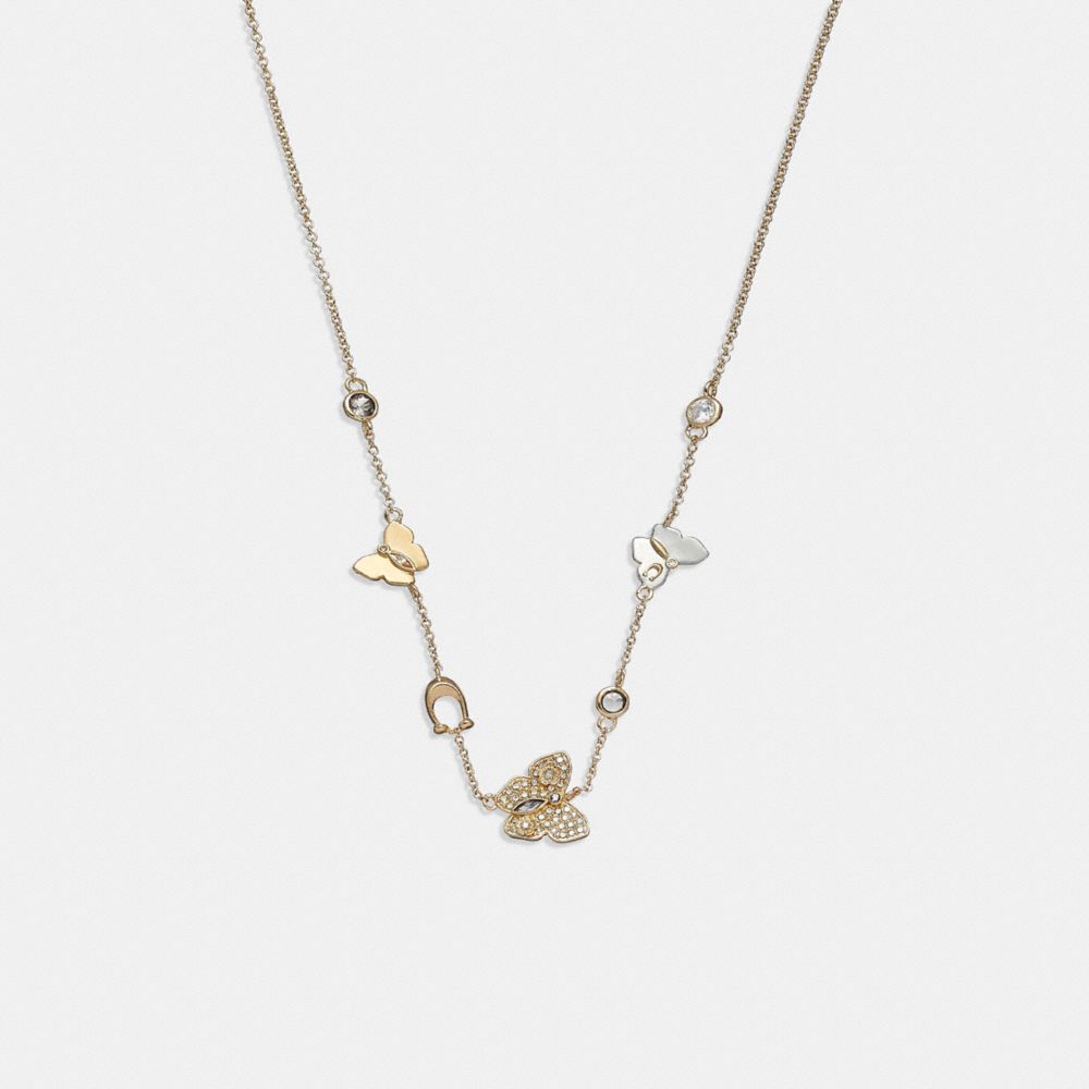 COACH® | Butterfly Linear Necklace