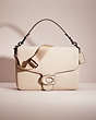 COACH®,RESTORED SOFT TABBY MESSENGER,Polished Pebble Leather,Black Copper/Steam,Front View