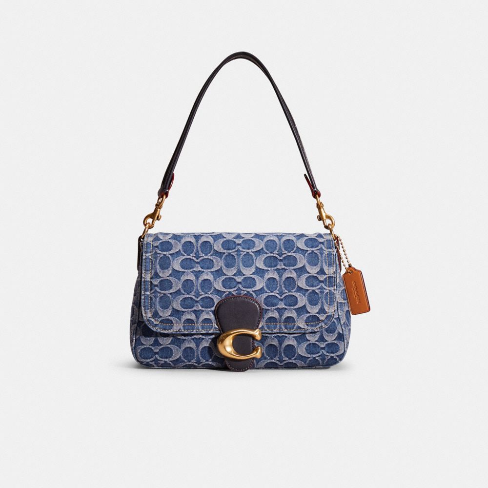 COACH Restored Soft Tabby Shoulder Bag In Signature Denim