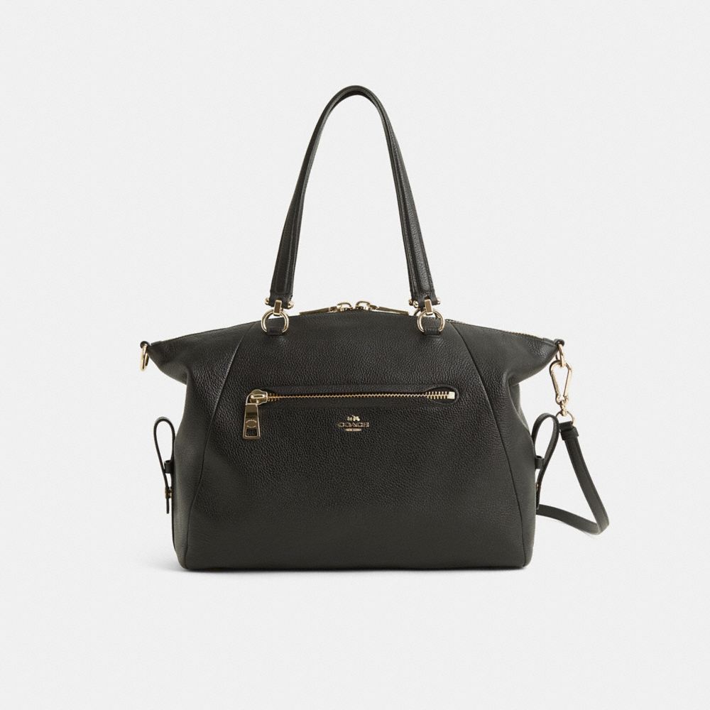 COACH®,Restored Large Prairie Satchel,,Front View