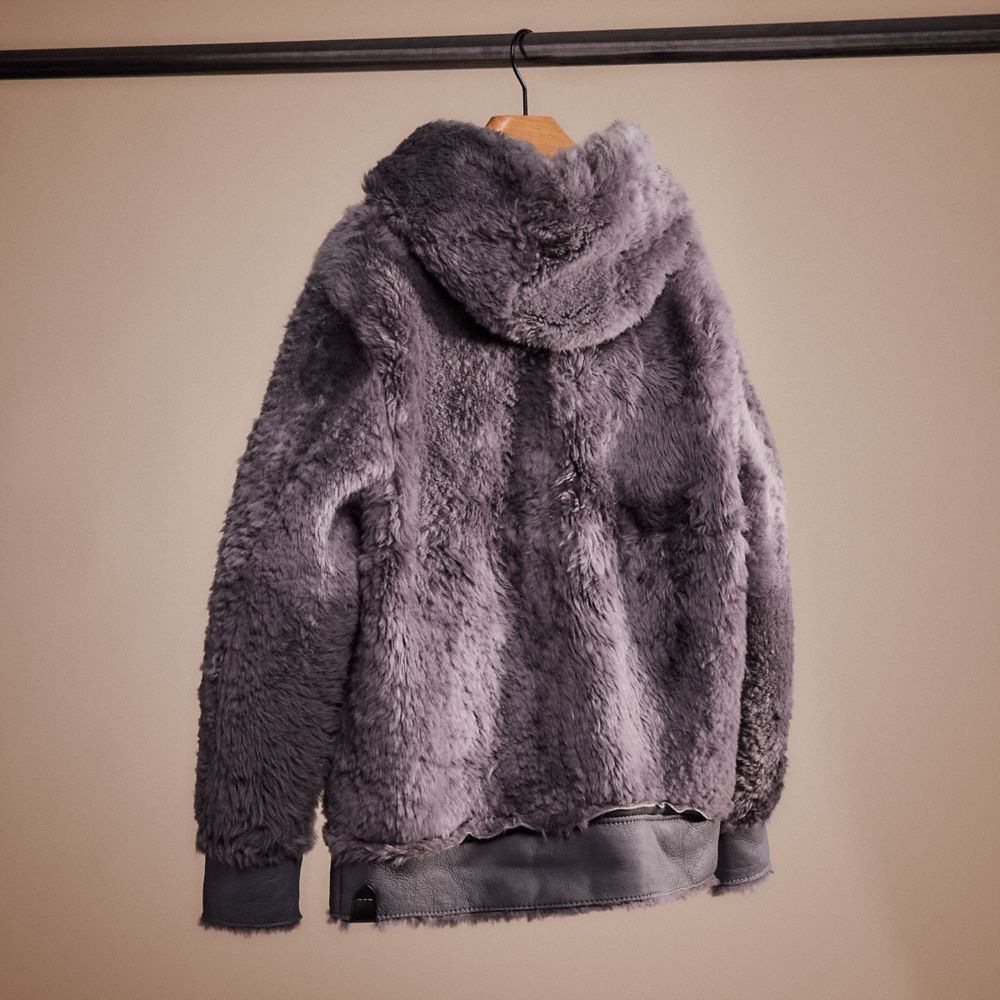 Restored Reversible Shearling Hoodie
