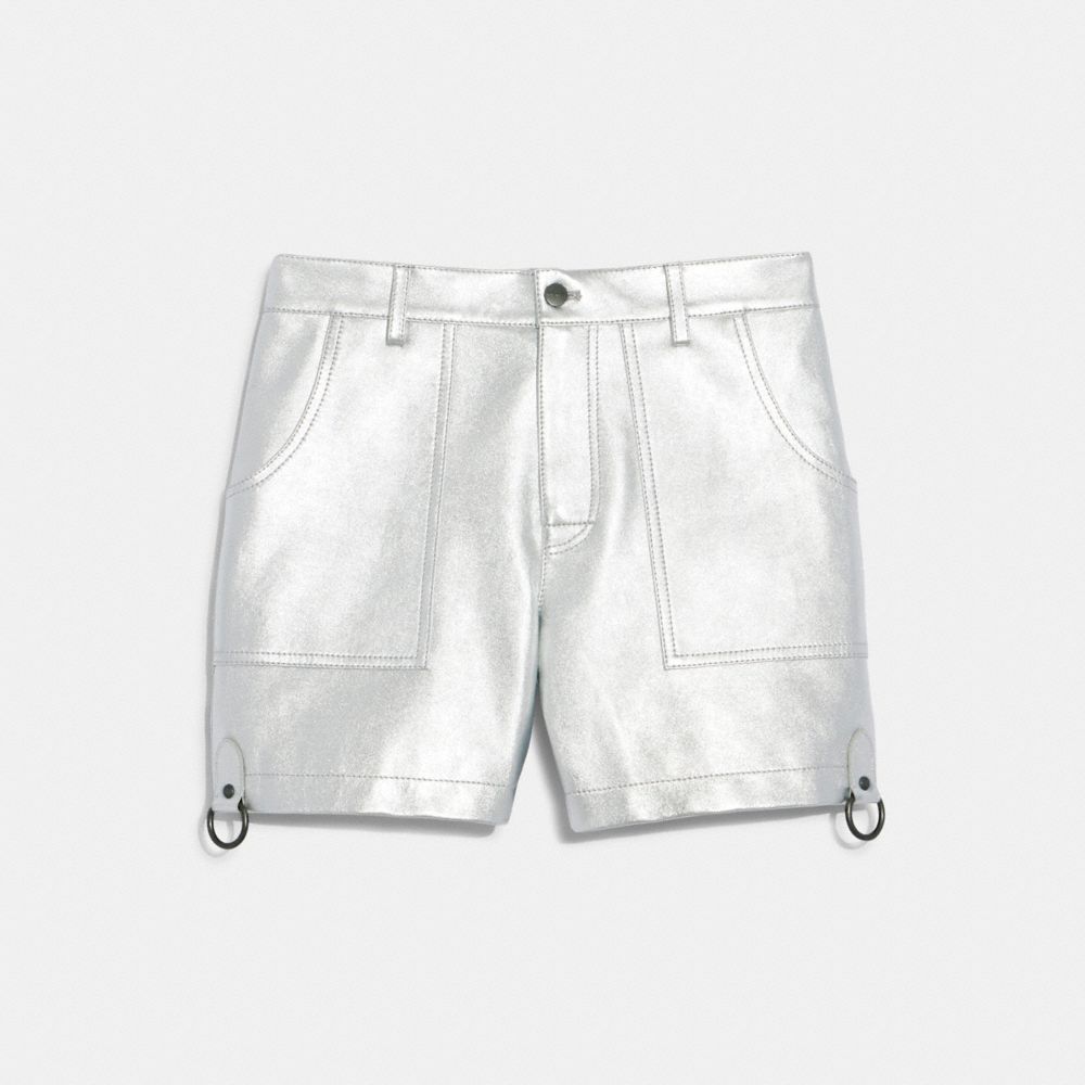 COACH®  Metallic Shorts