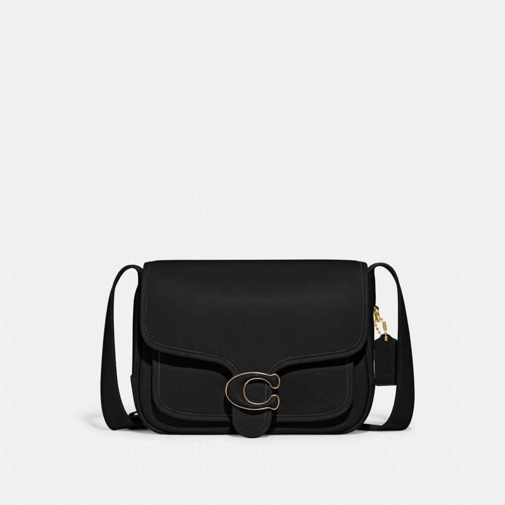 Lot 29 - A Gucci black leather crossbody messenger bag