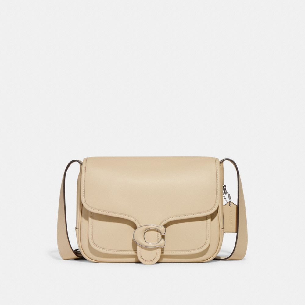 Buy Coach Brass & Tan Ivory Canvas Tabby 26 Cross Body Bag Online