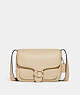 COACH®,TABBY MESSENGER,Glovetanned Leather,Medium,Silver/Ivory,Front View