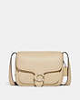 COACH®,TABBY MESSENGER,Glovetanned Leather,Medium,Silver/Ivory,Front View