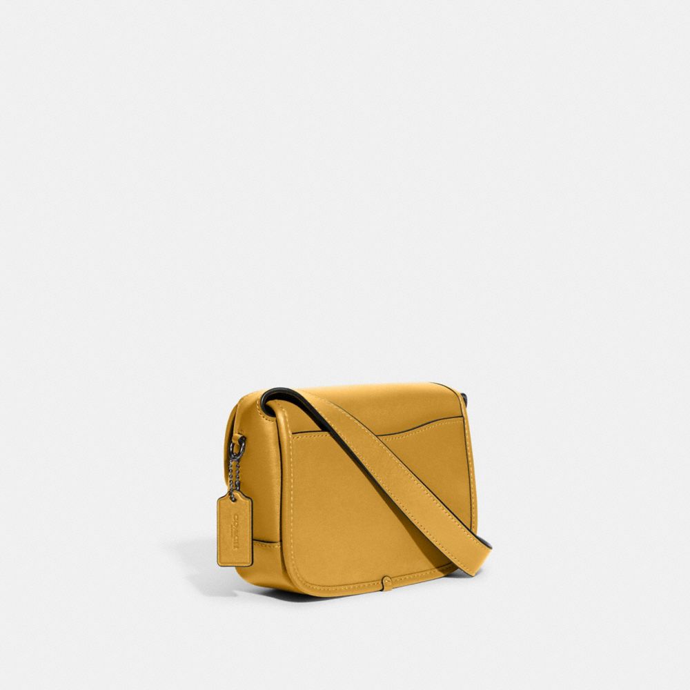 COACH®,TABBY MESSENGER 19,Smooth Leather,Small,Pewter/Yellow Gold,Angle View