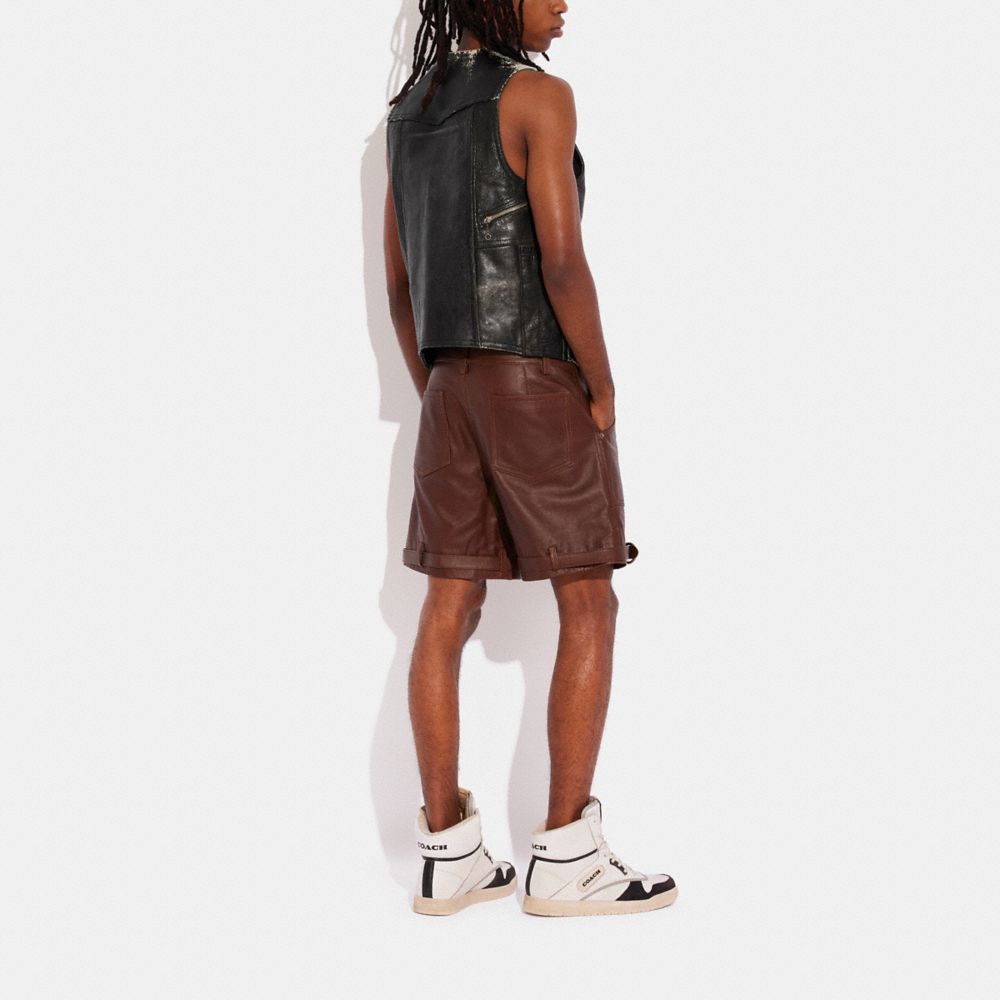 Repurposed Leather Vest