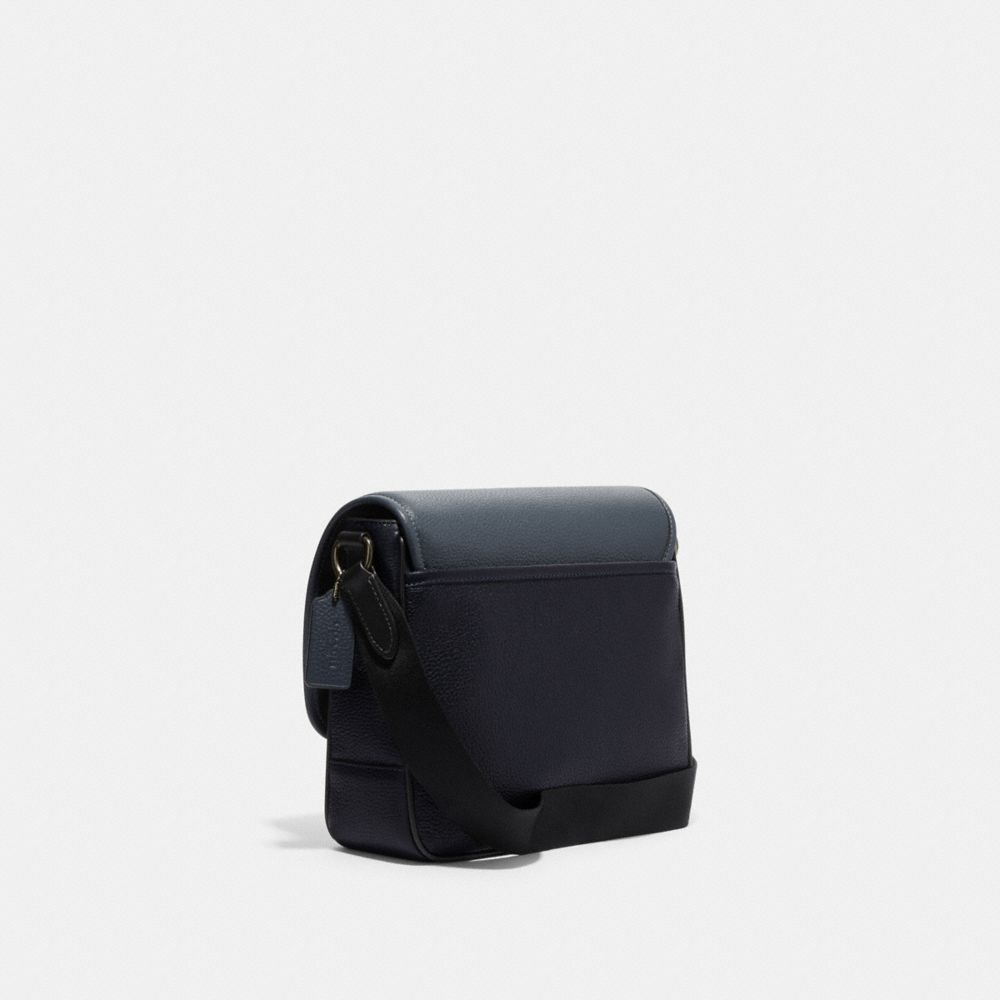 COACH®,スプリント マップ バッグ 25・カラーブロック,斜め掛け&ボディバッグ,ﾐｯﾄﾞﾅｲﾄ ﾈｲﾋﾞｰ/ﾃﾞﾆﾑ