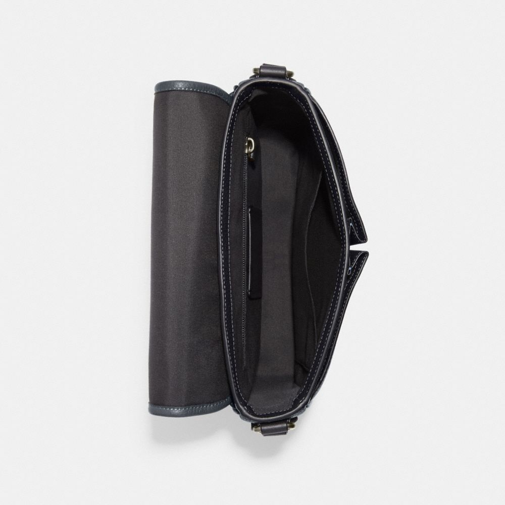 COACH®,スプリント マップ バッグ 25・カラーブロック,斜め掛け&ボディバッグ,ﾐｯﾄﾞﾅｲﾄ ﾈｲﾋﾞｰ/ﾃﾞﾆﾑ