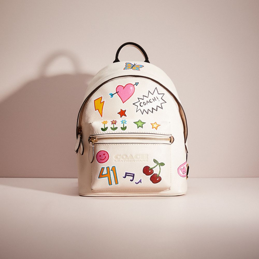 Coach multicolor backpack hotsell