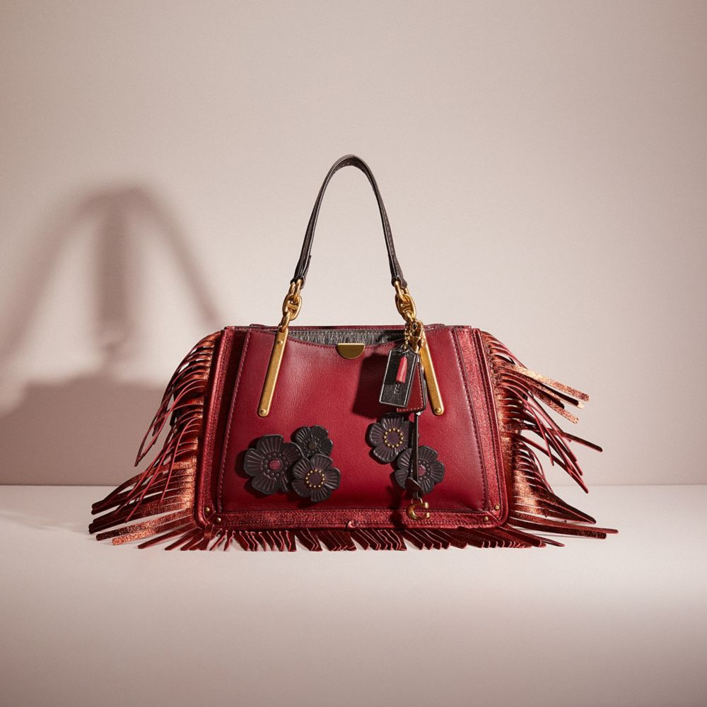 Coach dreamer shoulder bag with signature canvas discount blocking