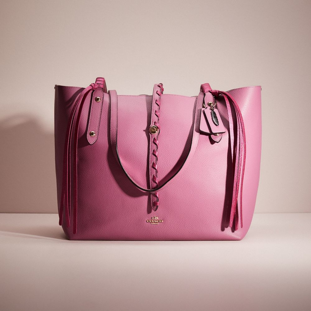 Coach market best sale tote pink