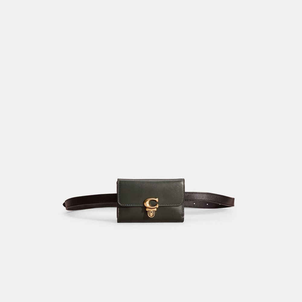 Coachtopia Womens Black Multi Fun Leather Belt Bag