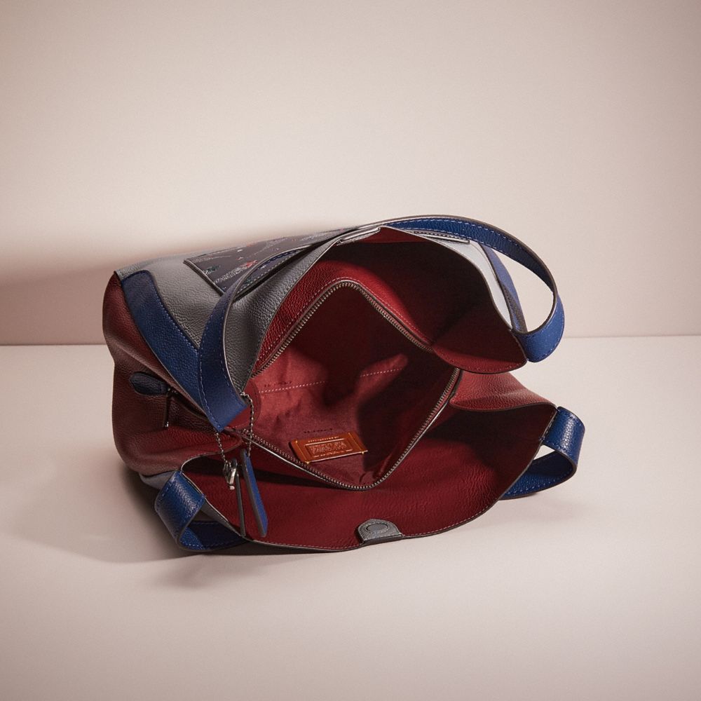 COACH®,Upcrafted Hadley Hobo In Colorblock,,Inside View,Top View