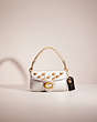 COACH®,UPCRAFTED PILLOW TABBY SHOULDER BAG 18,Metallic Leather,Brass/Metallic Silver,Front View
