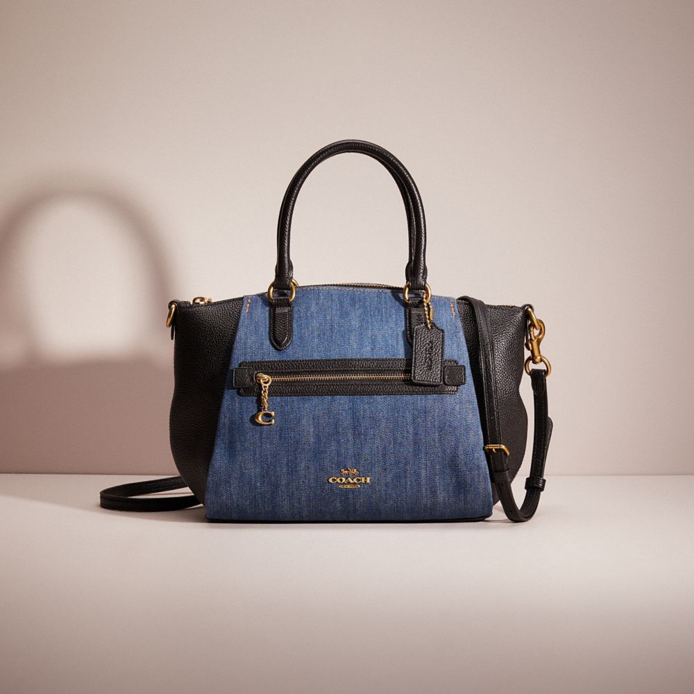 Coach elise satchel blue sale