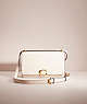 COACH®,RESTORED BANDIT SHOULDER BAG,Refined Calf Leather,Brass/Ivory,Front View