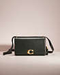 COACH®,RESTORED BANDIT SHOULDER BAG,Refined Calf Leather,Brass/Amazon Green,Front View
