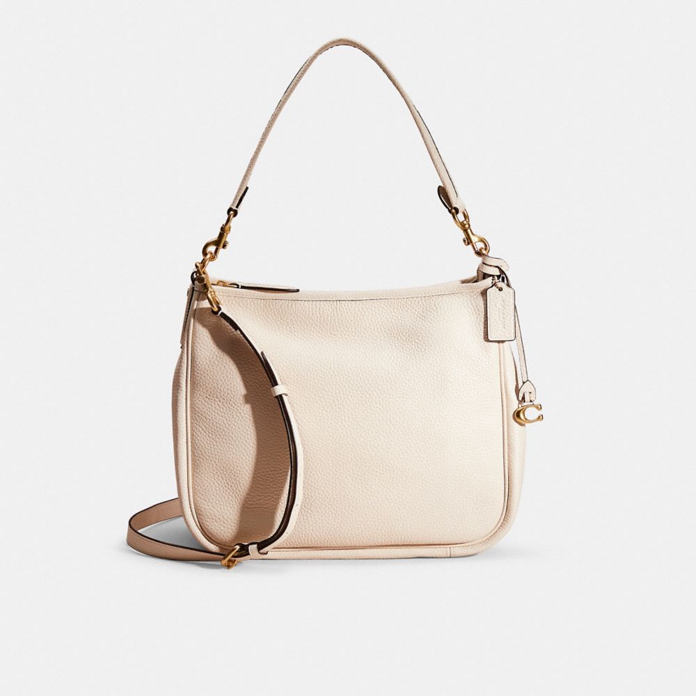 Cary Crossbody Hobo Bag - Coach - Chalk - Leather