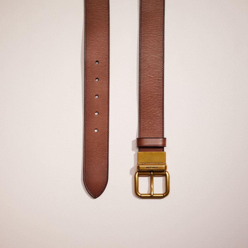 Harness Buckle Cut-To-Size Reversible Belt, 38Mm (Black Dark Brown) main image 1