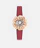 COACH®,TEA ROSE WATCH, 28MM,Rouge,Front View