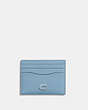 COACH®,CARD CASE,Crossgrain Leather,Pool,Front View