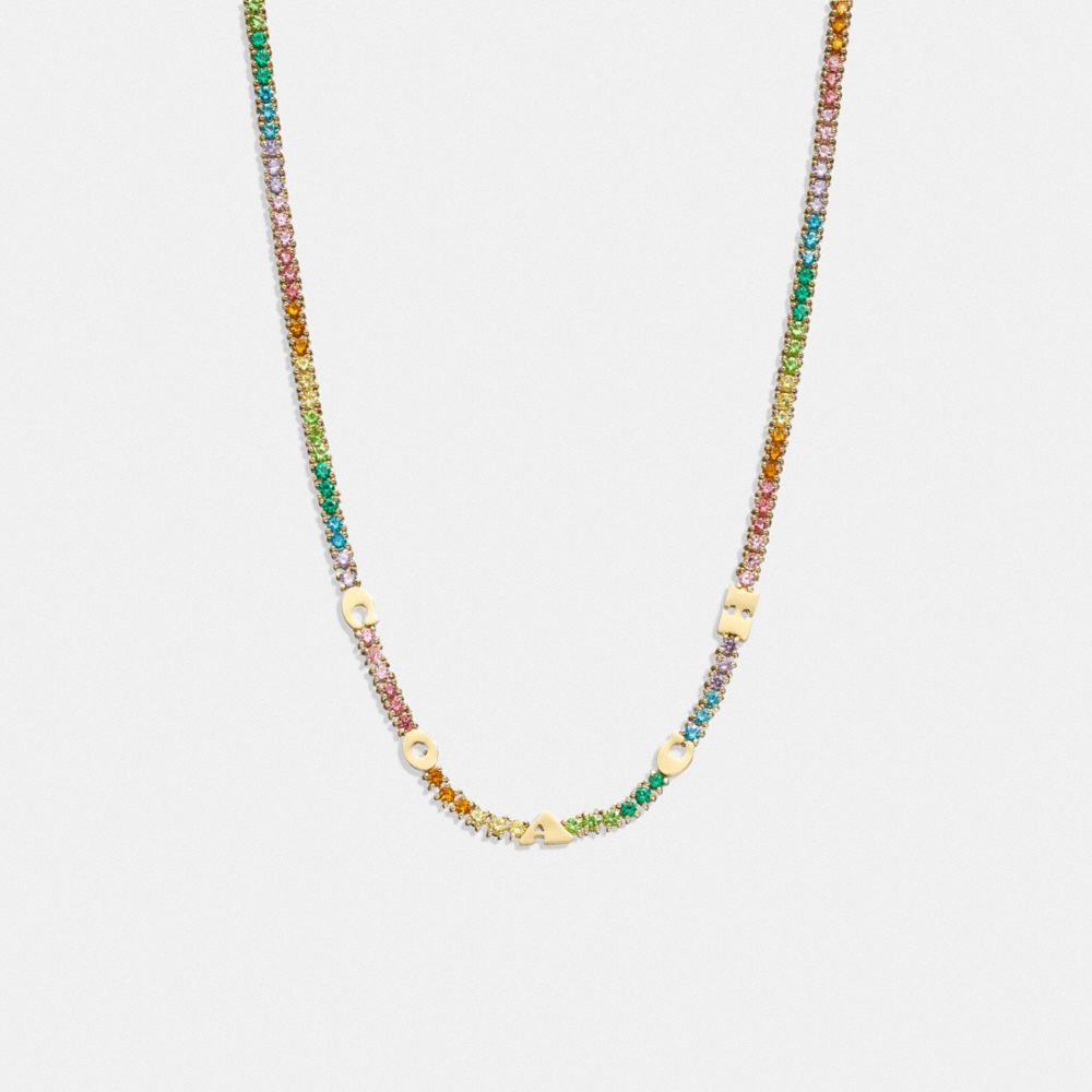 Coach rainbow sale necklace