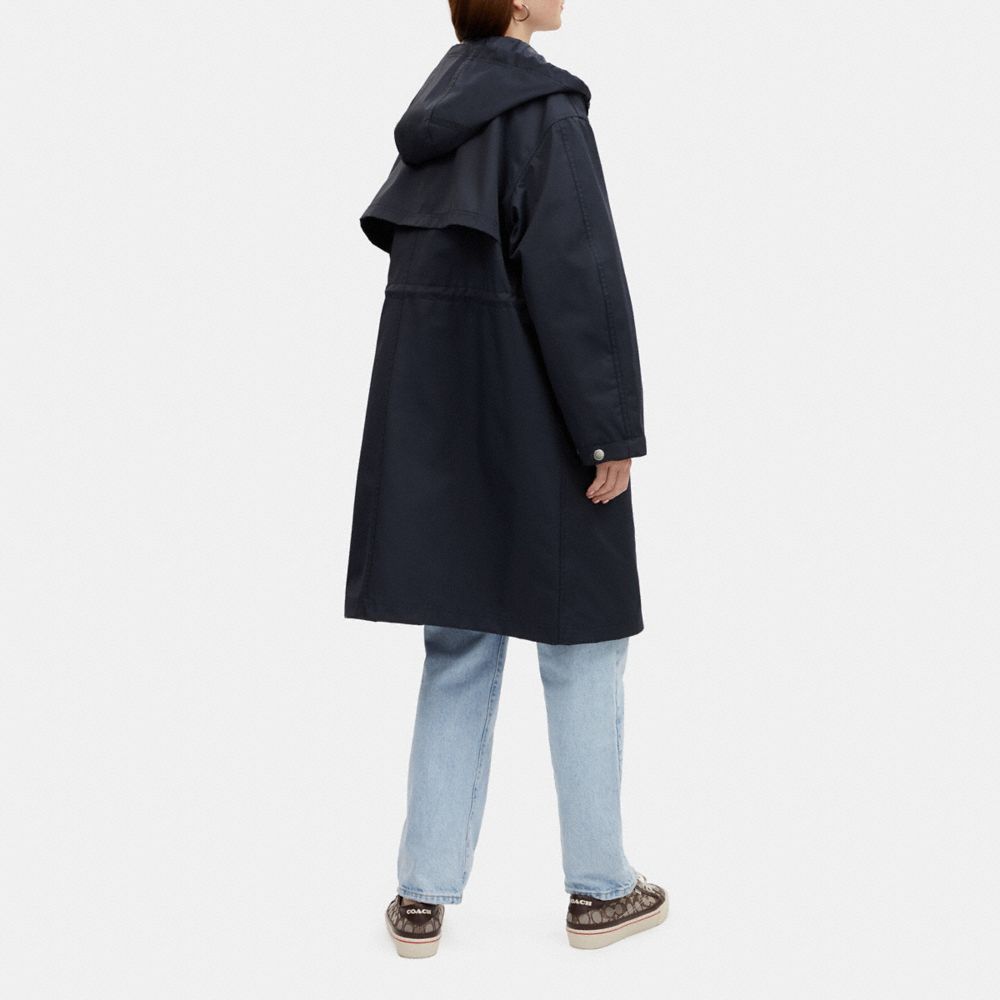 COACH®,RAINCOAT,Navy,Scale View