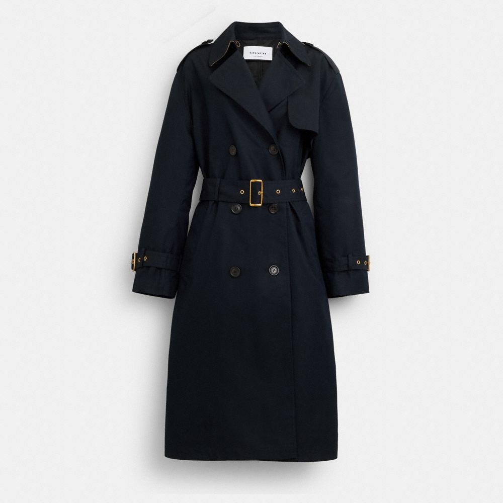 Coach naval coat sale