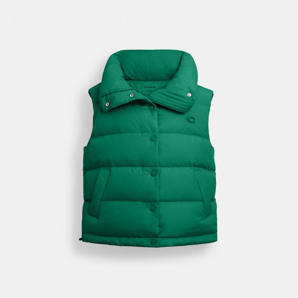 Coach best sale down vest