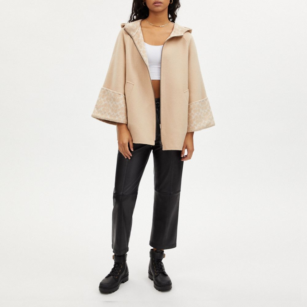 COACH® | Wool Cape