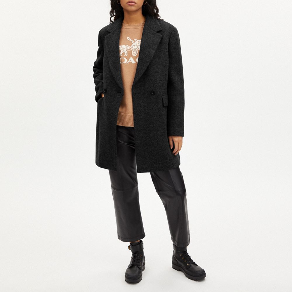 COACH® | Wool Chester Coat