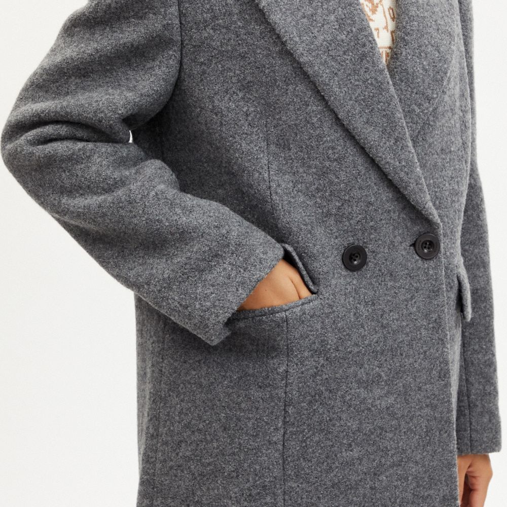 COACH® | Wool Chester Coat