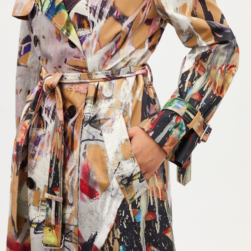 COACH®,Coach X Mint + Serf Trench Coat,,Detail View